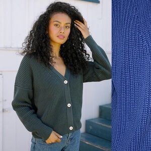 Tradlands_Royal Blue Shelter Cardigan_Small